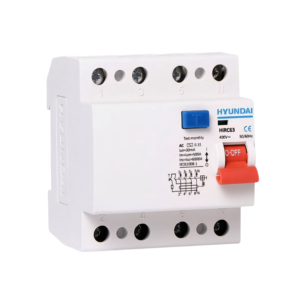 کلید محافظ جان دو پل 63 آمپر پارس فانال (الکترونیک) مدل PFR-2P-63A-30mA